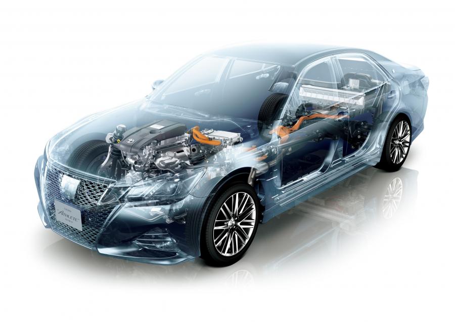 Схема Toyota Crown Hybrid Athlete (S210) 2012 года  (фото 3 из 19)